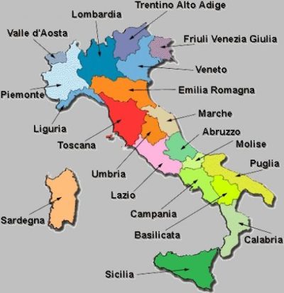 Mapa da Italia